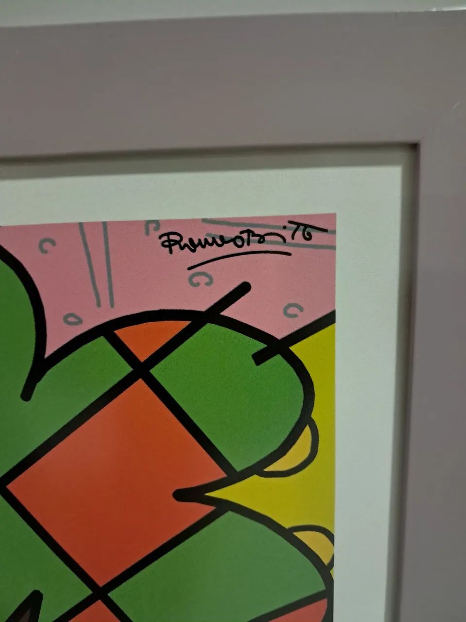 Quadro Assinatura Romero Brito  - Foto 5