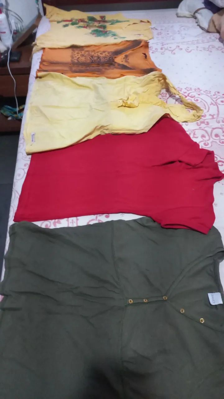 5 blusas veste 40 e 42
