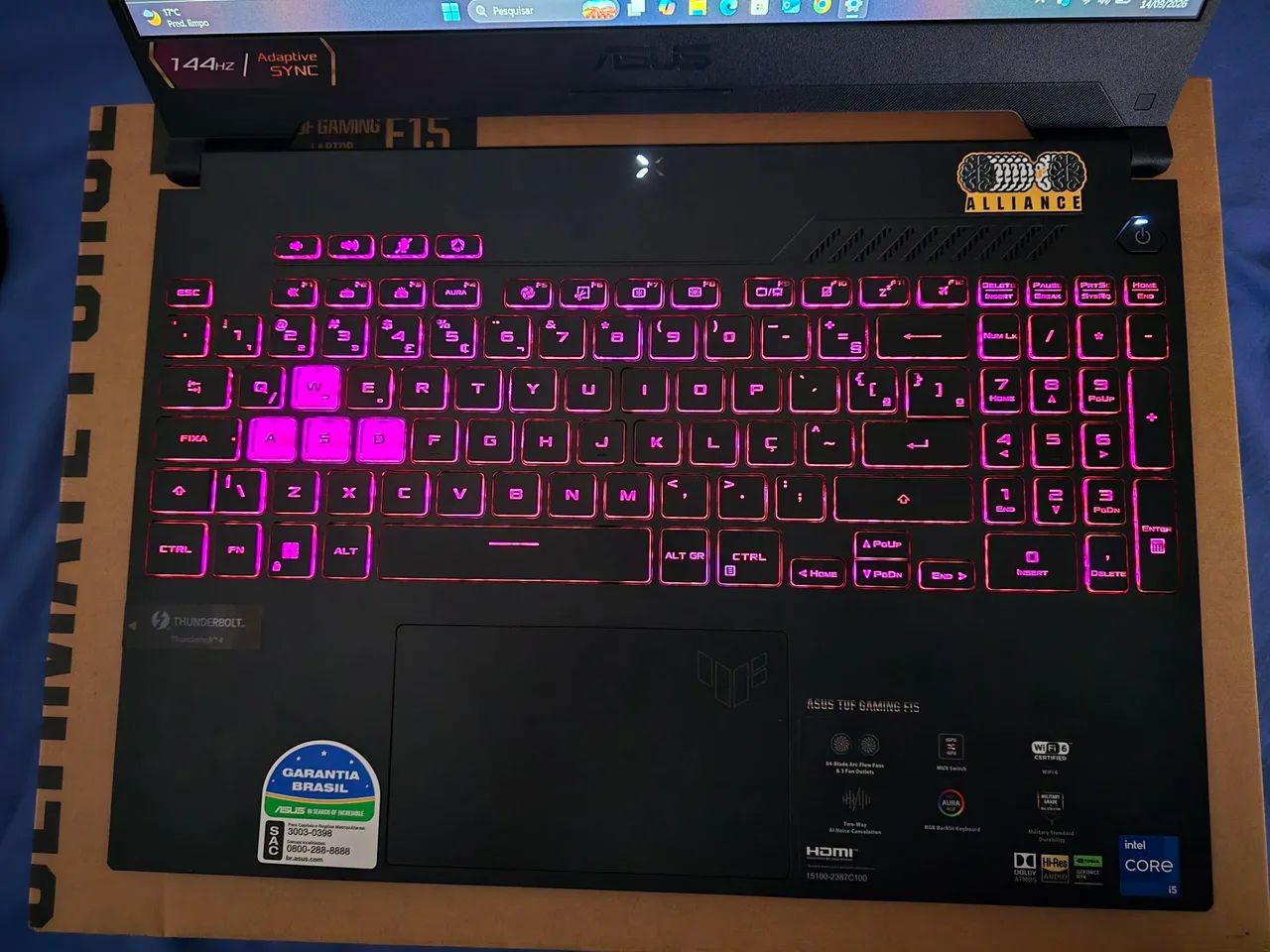 Notebook Gamer - Assus TUF Gaming F15 com RTX3050 - Foto 2
