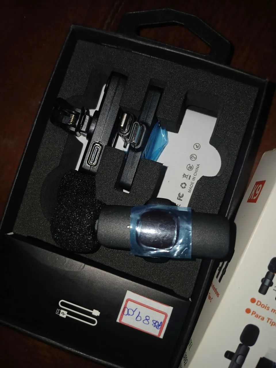 Microfone de lapela 