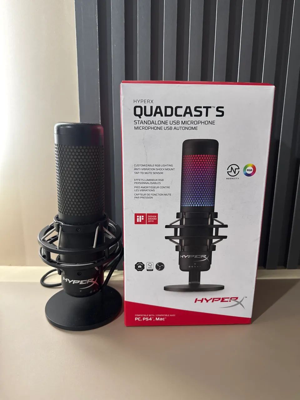 Microfone HyperX Quadcast S