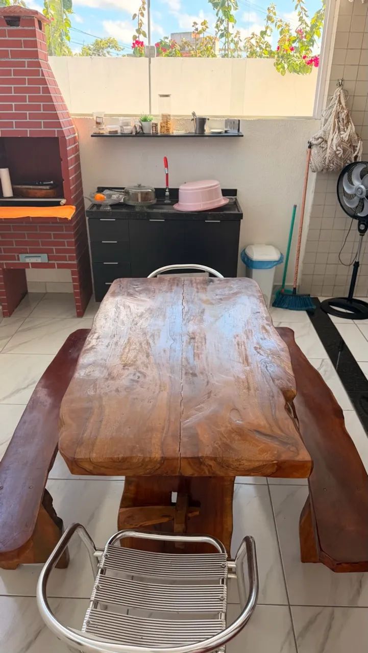 Vendo mesa de madeira  - Foto 5