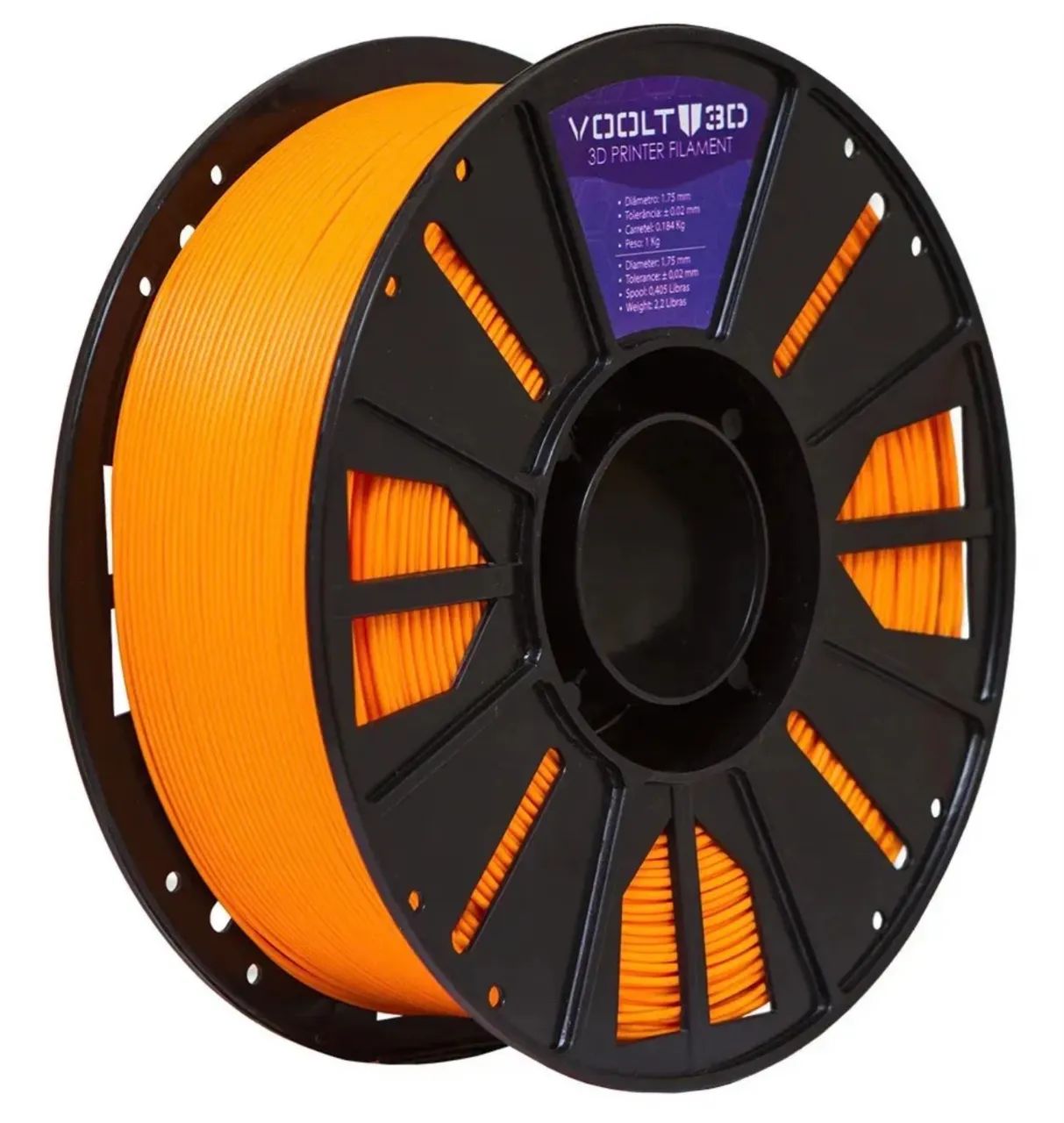 O Voolt3d Filamento 3d Premium High Speed Pla Sólido 1kg
