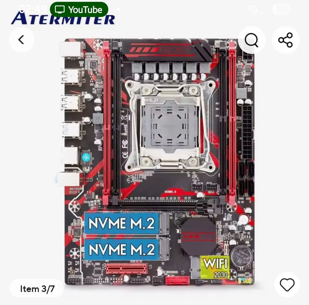 Xeon 2666 v3+ Placa Mãe atermiter d4 x99 - Processadores - Parque