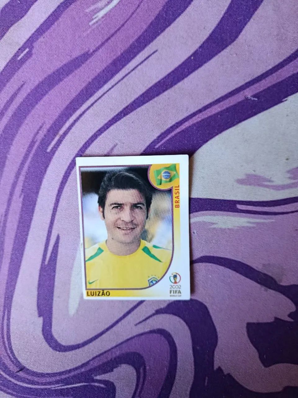 Figurinha Luizão Copa do Mundo 2002