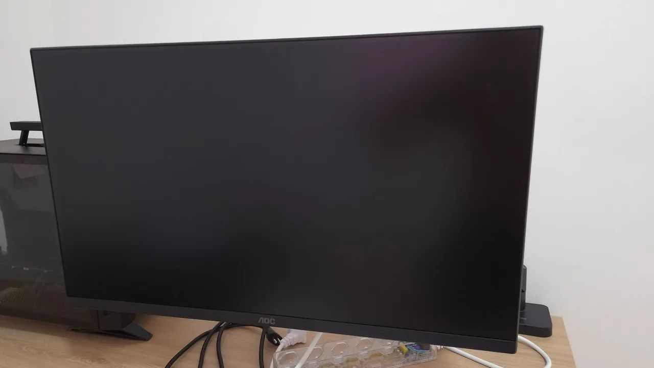 Monitor Aoc 27" 120 hz + suporte nimbo 110 - Foto 3