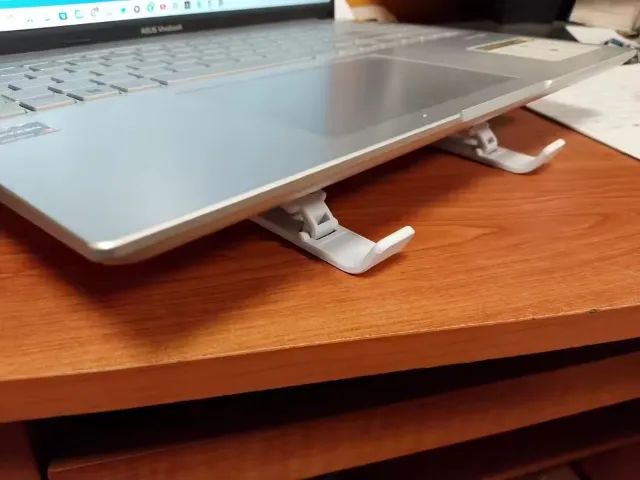 Suporte Para Notebook E Laptop Dobrável Ajustável Ergonômico - Foto 2
