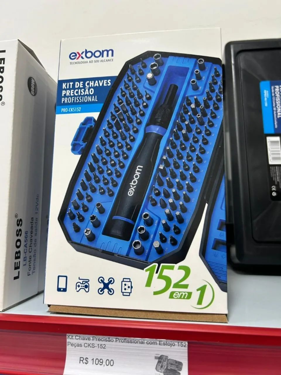 Chaves de Precisão com 152 peças para Eletrônico