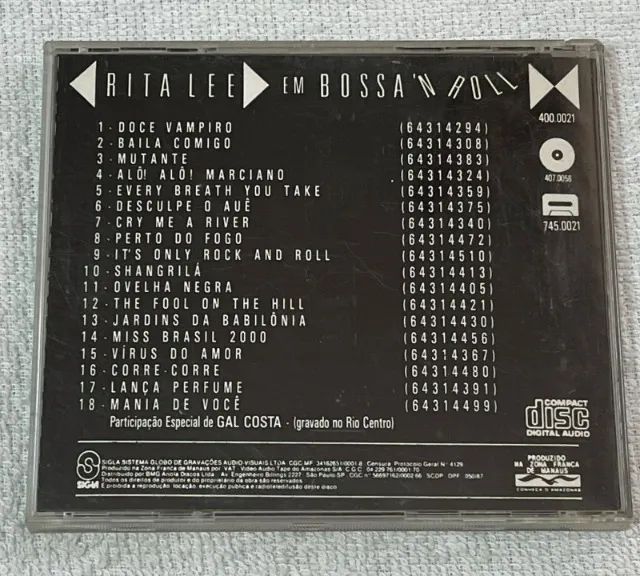 CD Rita Lee - em Bossa'n Roll   - Foto 3