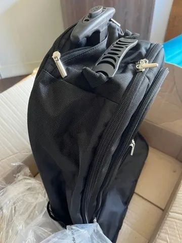 Mochila Trolley Com Rodinhas Para Notebook Topget Tgm2 Preto - Foto 5