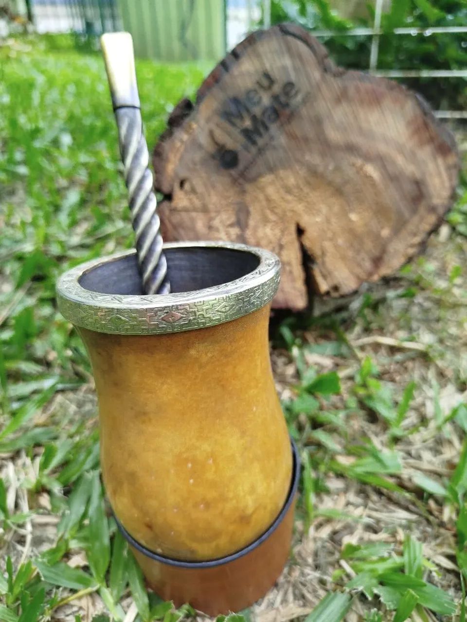 Kit cuia e bomba chimarrão em alpaca premium - Foto 5