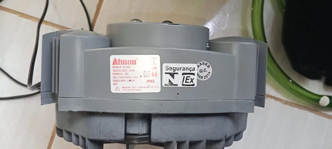 Filtro Canister Atman AT-3338 - 1200 L/h - 220V - Funcionando - Foto 5