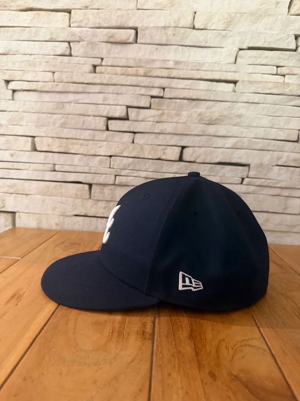 Boné New Era Aba Reta 5950 MLB Atlanta Game Cap - Foto 3