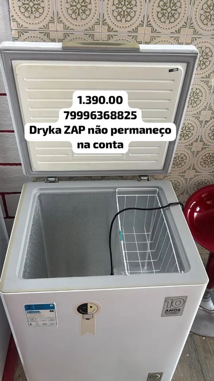 Freezer uma porta top