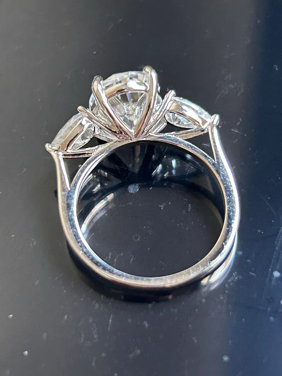 Anel Oval Moissanite  - Foto 3