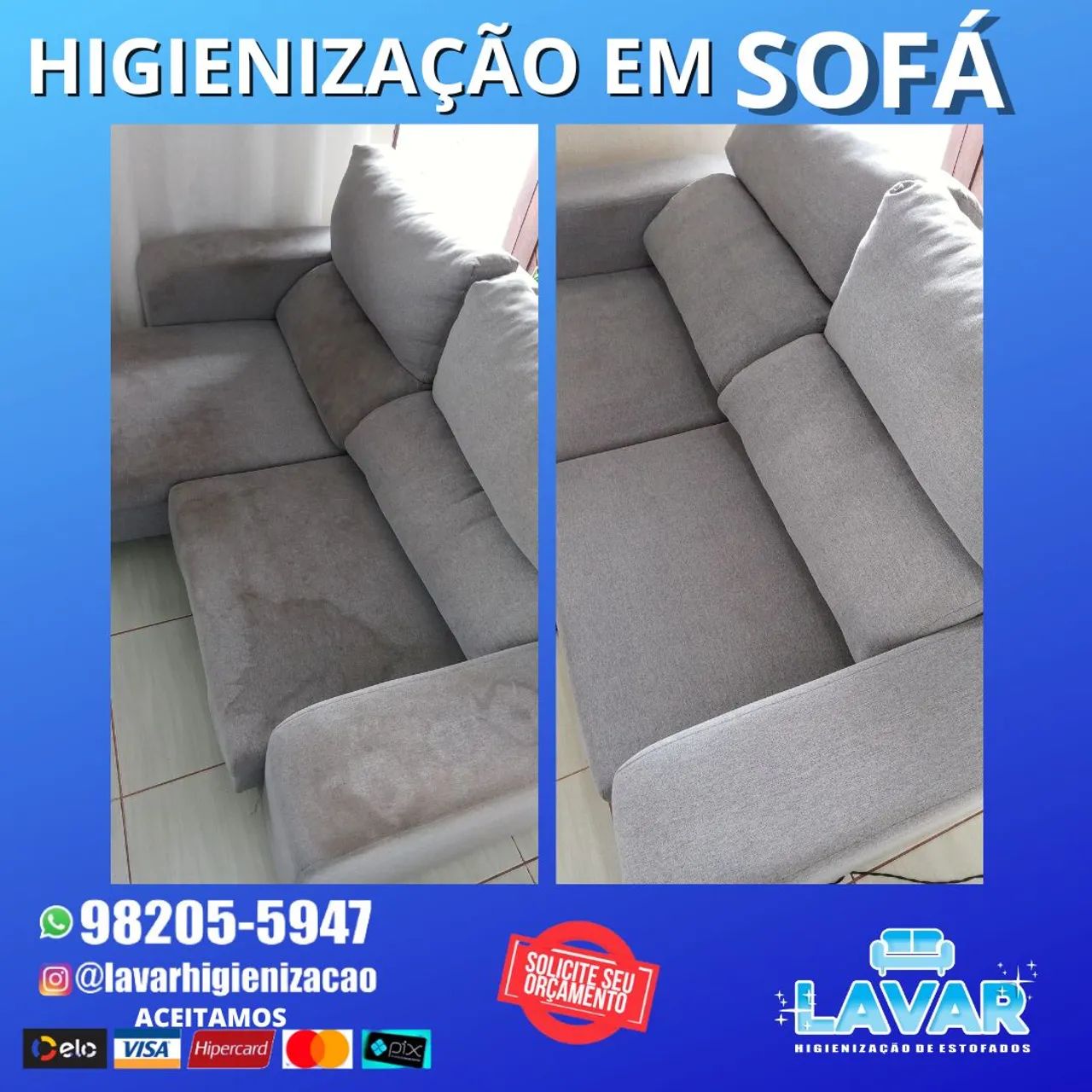 Lavagem a seco de sofá e cama  - Foto 5