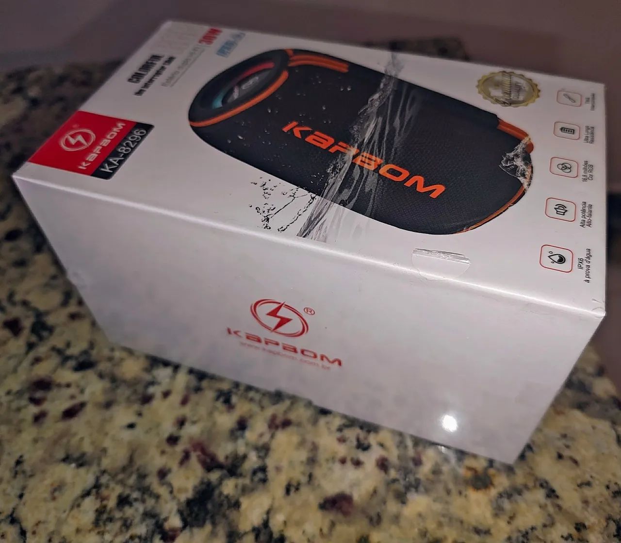 Caixa de Som Bluetooth Kapbom KA-8296 - Foto 4