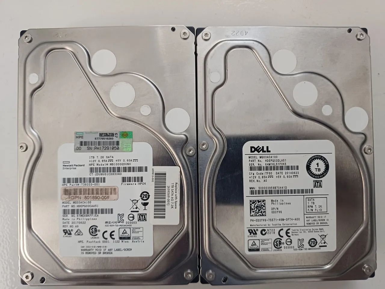 2 hds 1tb DELL HP servidores 7.2k 6gbs dvr nvr cpu  - Foto 4