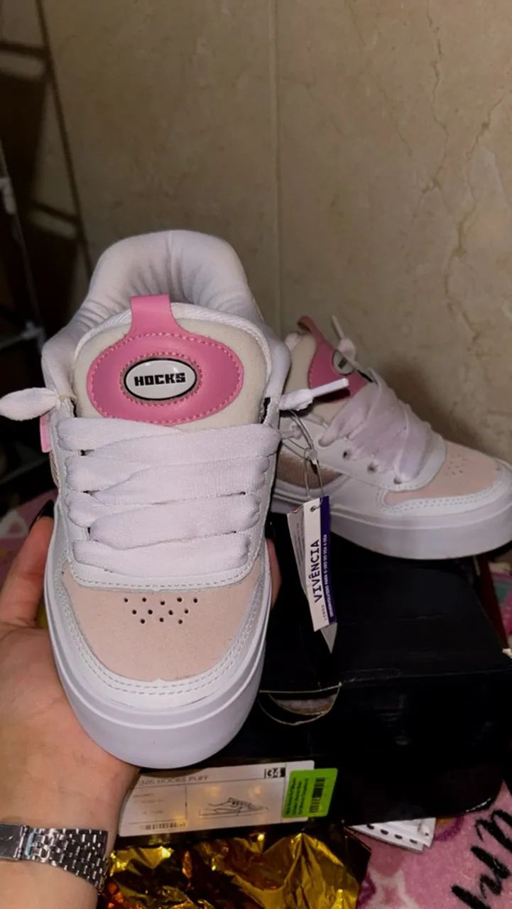 HOCKS puff rosa 34