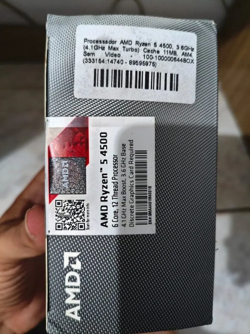 Processador ryzen 5 4500 - Foto 2