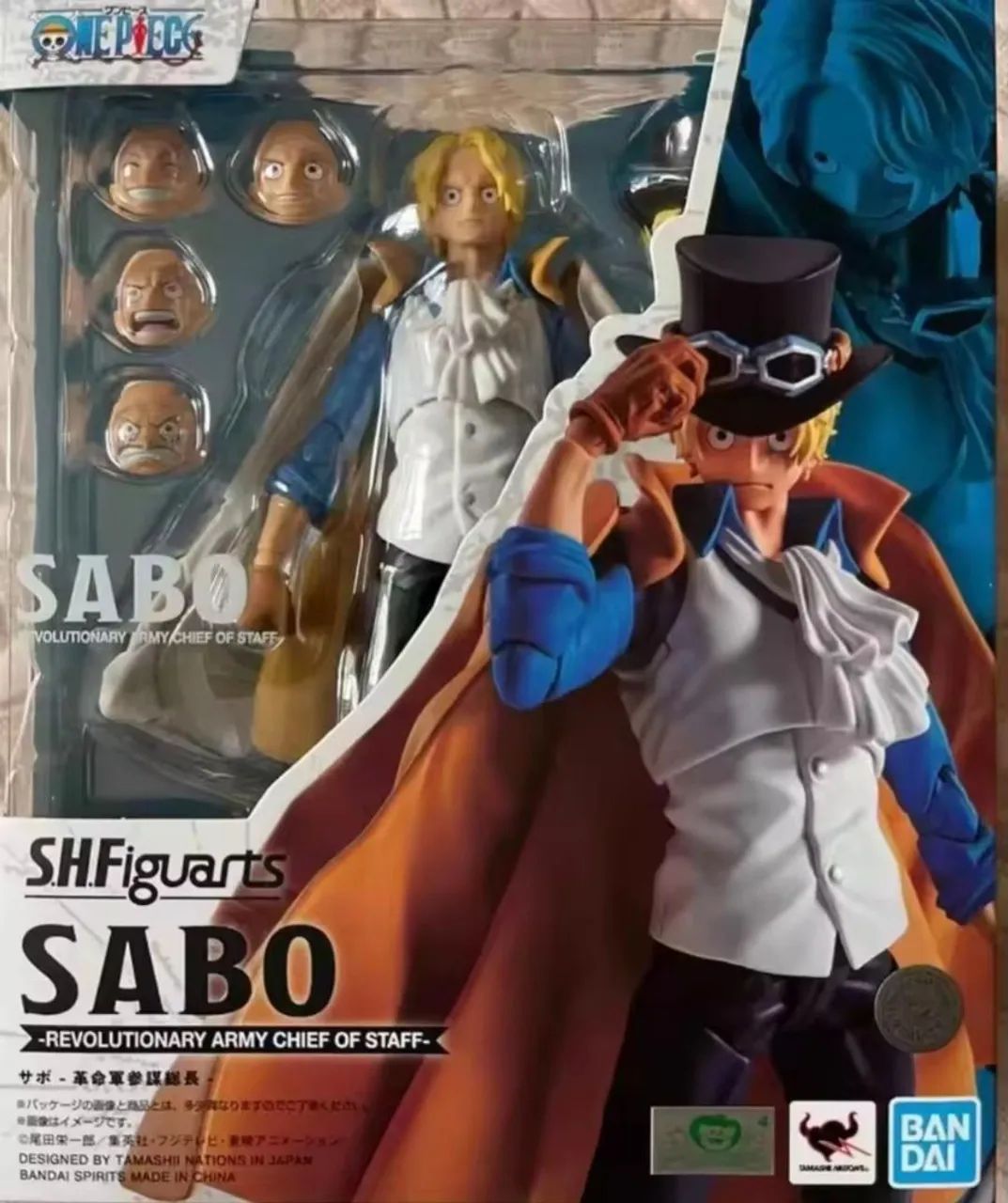 Sabo - Revolutionary Army Chef Of Staff - One Piece - S.H.Figuarts Bandai - NOVO