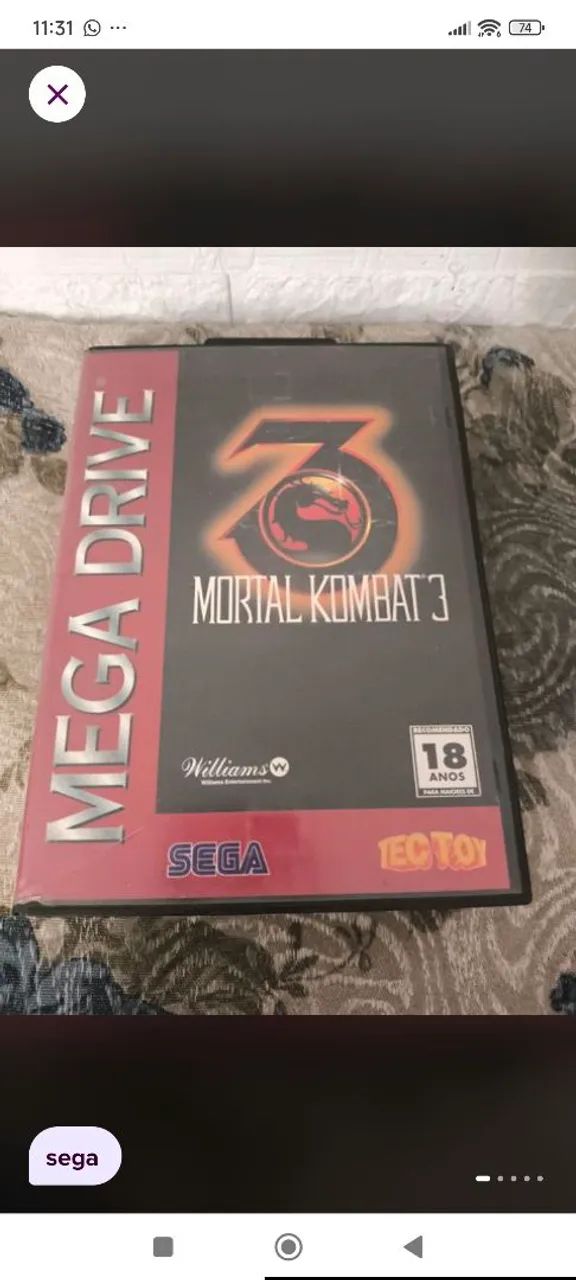 Jogo mortal Kombat 3
