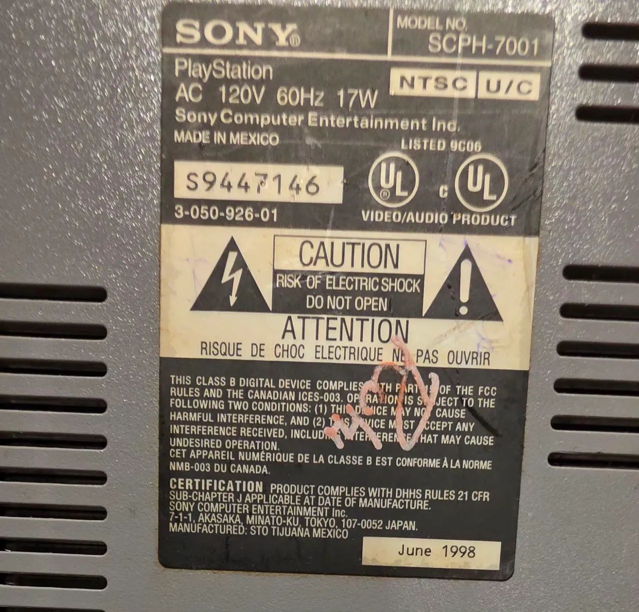 PlayStation 1 FAT com PSIO Controle Cabo Funcionando - Foto 3