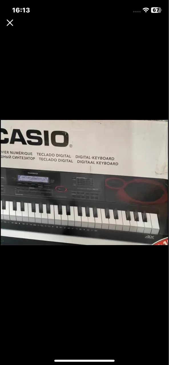 Teclado Cássio ctx50000 para consertar  - Foto 2