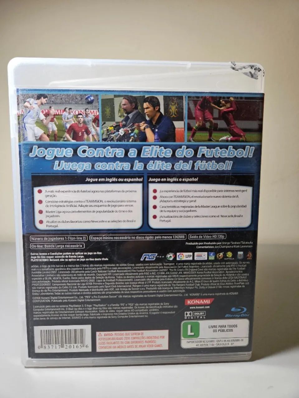 Jogo Pro Evolution Soccer (PES) 2008 - PS3 - Foto 2