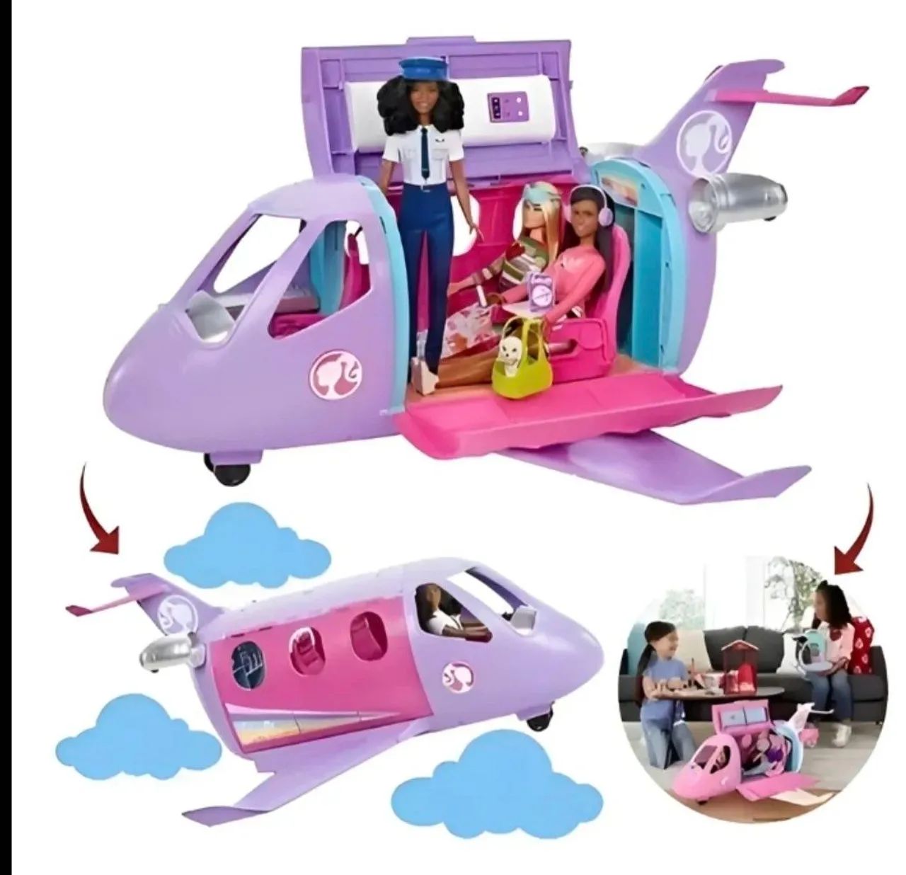 Avião da barbie 