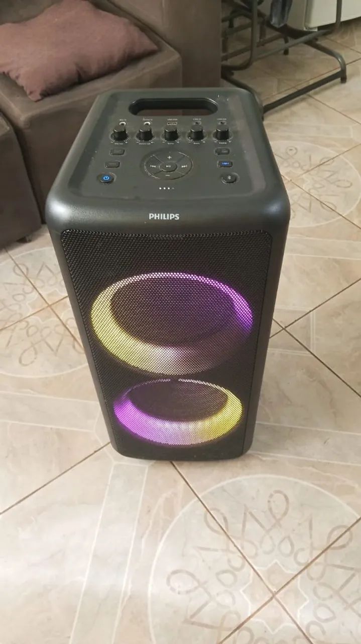 Caixa de Som Philips 1600watts BLUETOOTH E RECARREGÁVEL. - Foto 2