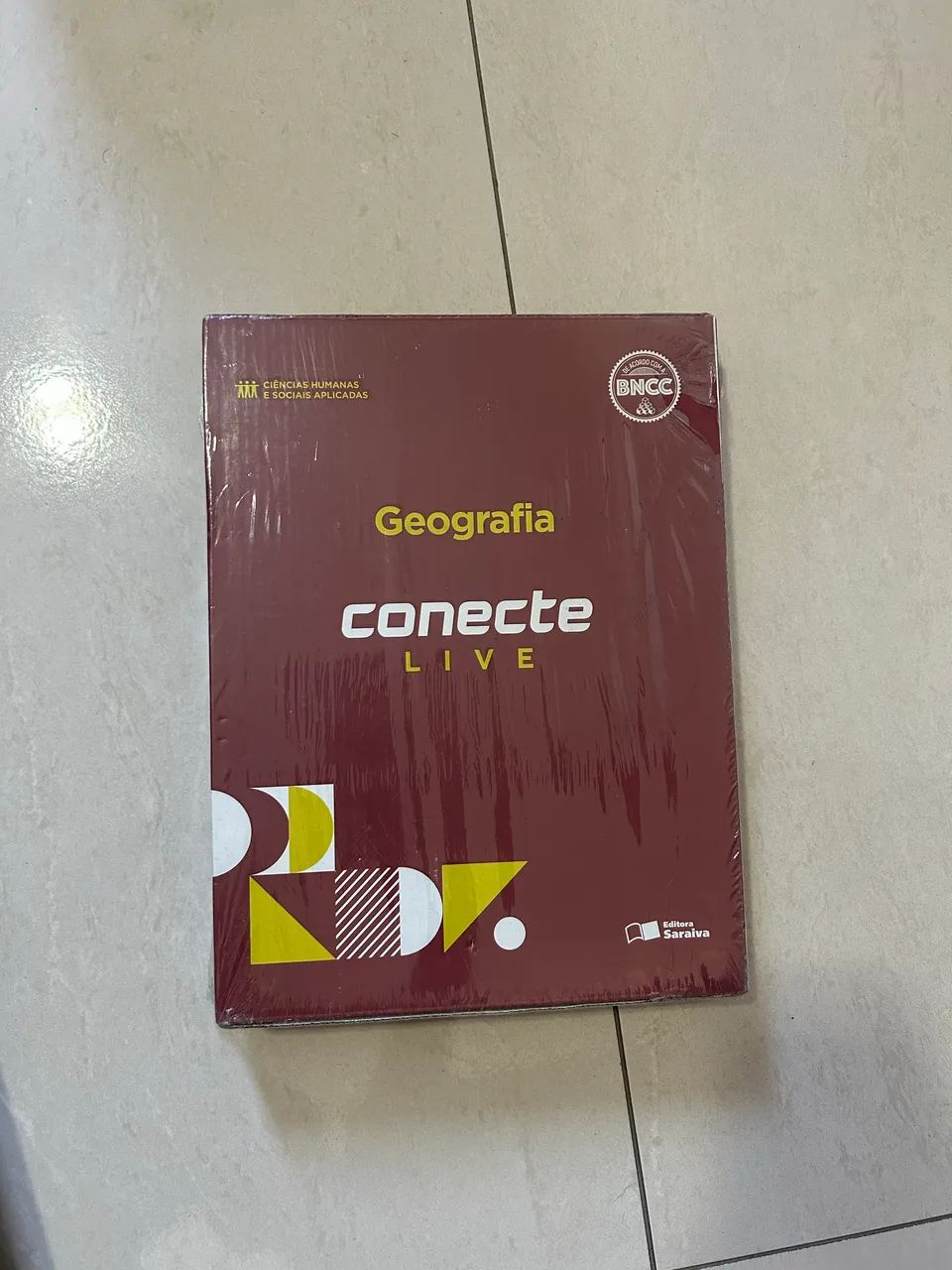 Geografia Conecte Live 1, 2 e 3 - Saraiva - NOVOS E LACRADOS