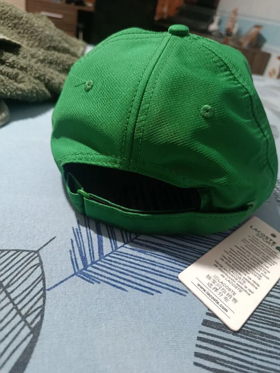 Boné Lacoste sport verde  - Foto 3
