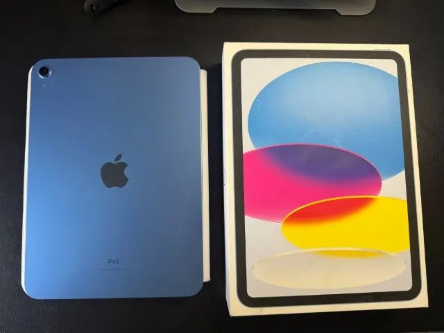 iPad 10ª Geração 256GB Wi-Fi Azul + Teclado e Caixa - Foto 4