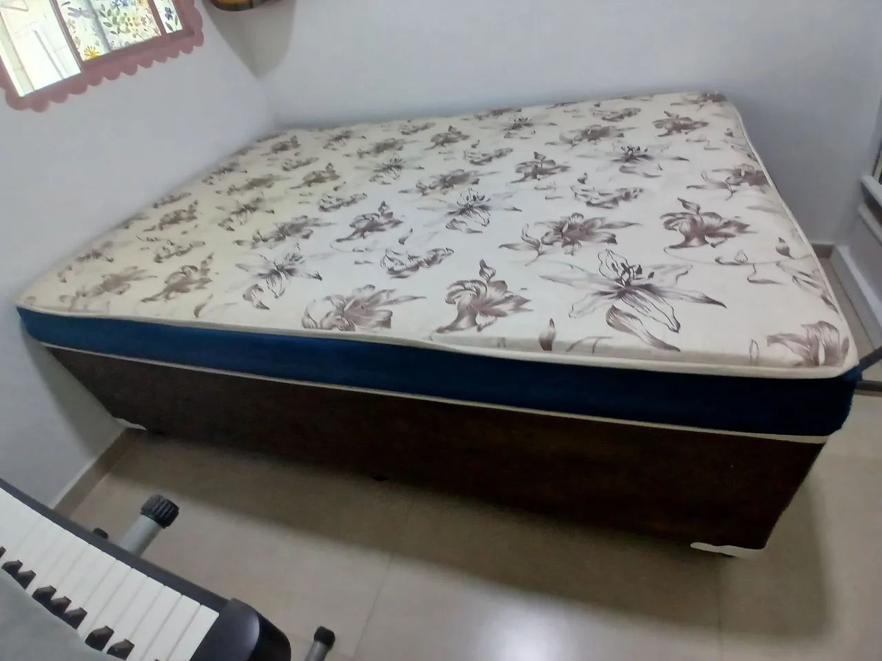 Cama de casal box (usada) - Foto 2