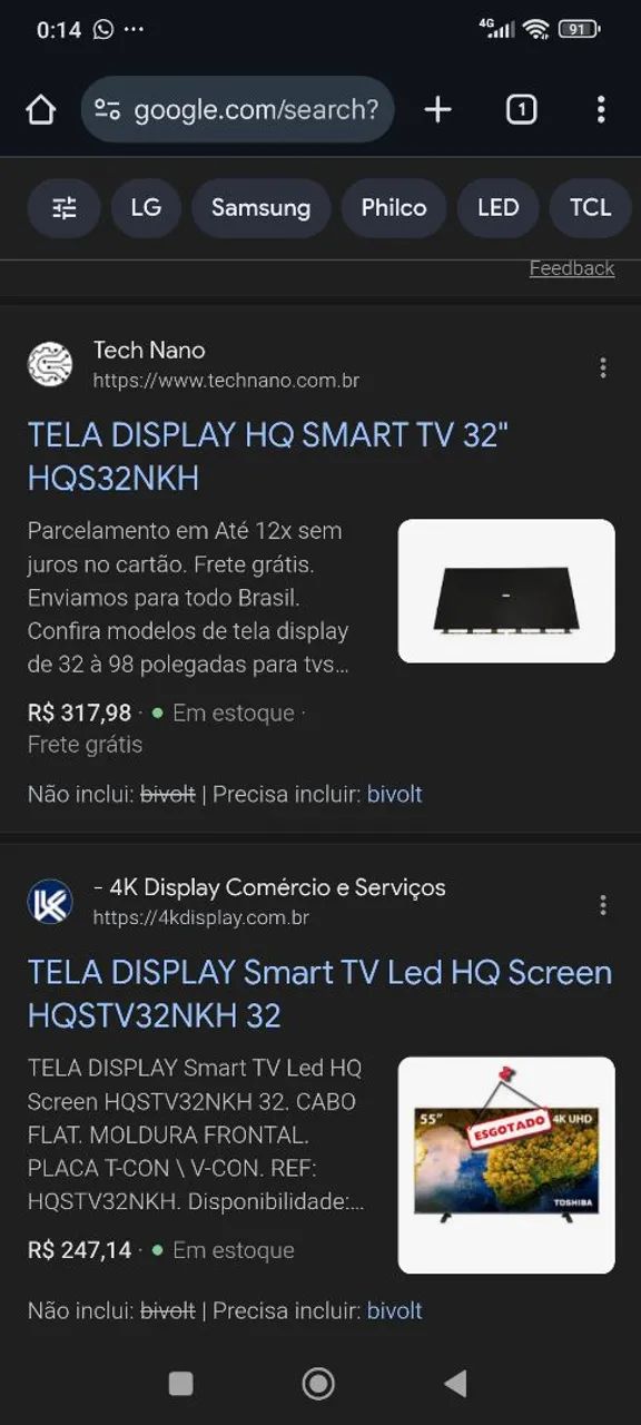 Smart Tv HQ 32 polegadas com wi-fi, bluetooth, Android  - Foto 4