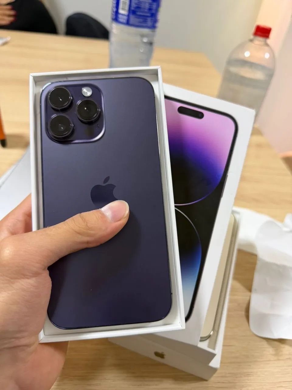 iPhone 14 Pro Max 256gb roxo 82% completo com caixa original