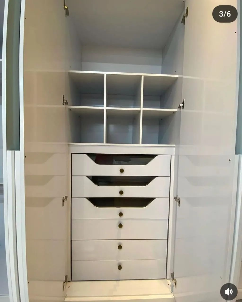 Guarda Roupa Casal 6 Portas Panan Guarapari 2,70 de largura - Novo e embalado!! - Foto 5