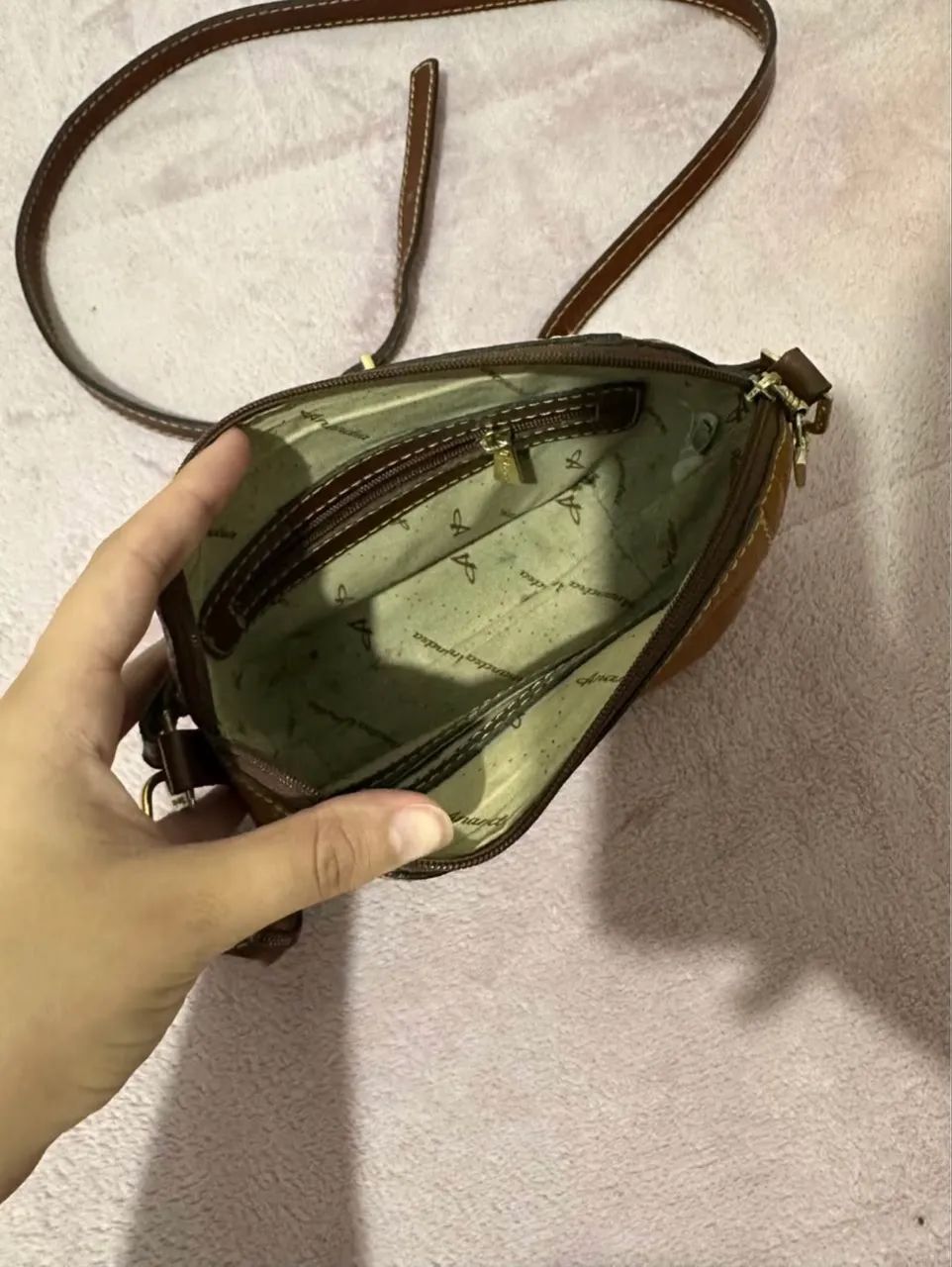 Bolsa Anandra na cor marrom - Foto 3