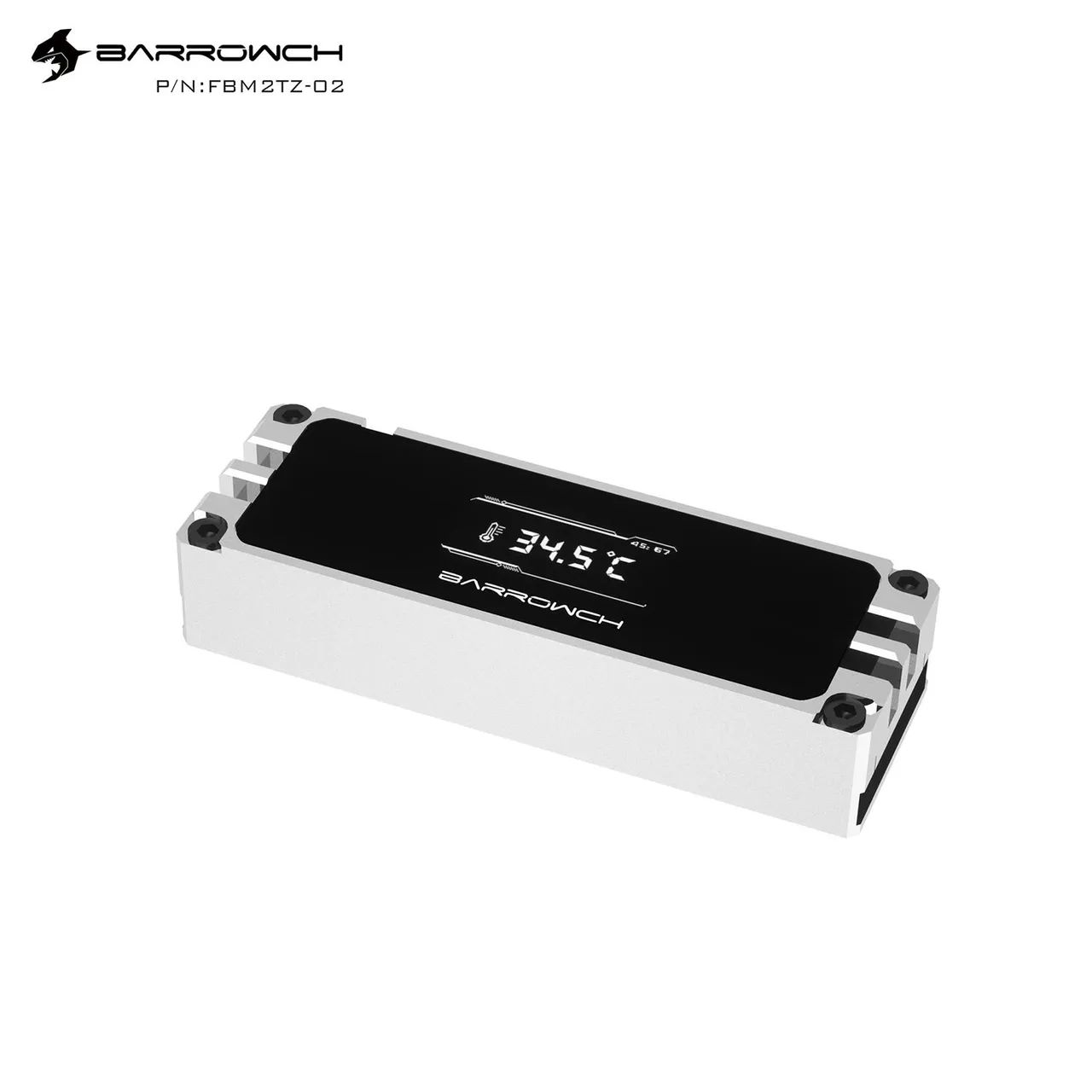 Dissipador de Calor SSD Nvme M2 2280 c/ Display Oled temperatura Case Refrigerador pc - Foto 3