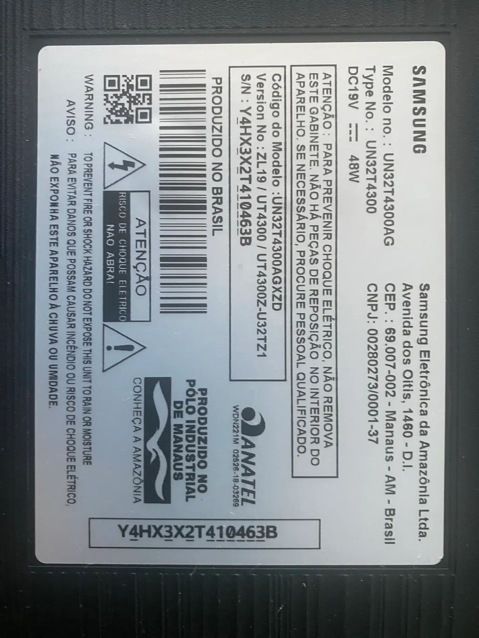 TV Samsung 32 polegadas defeito - Foto 4