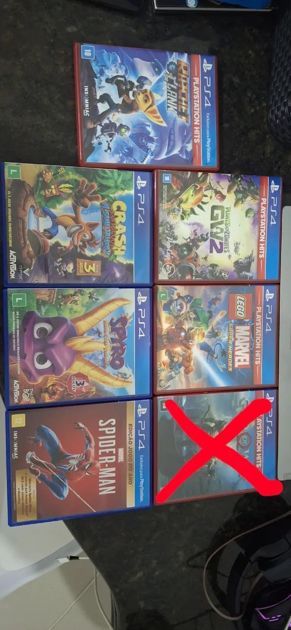 Jogos ps4 - mídia física 