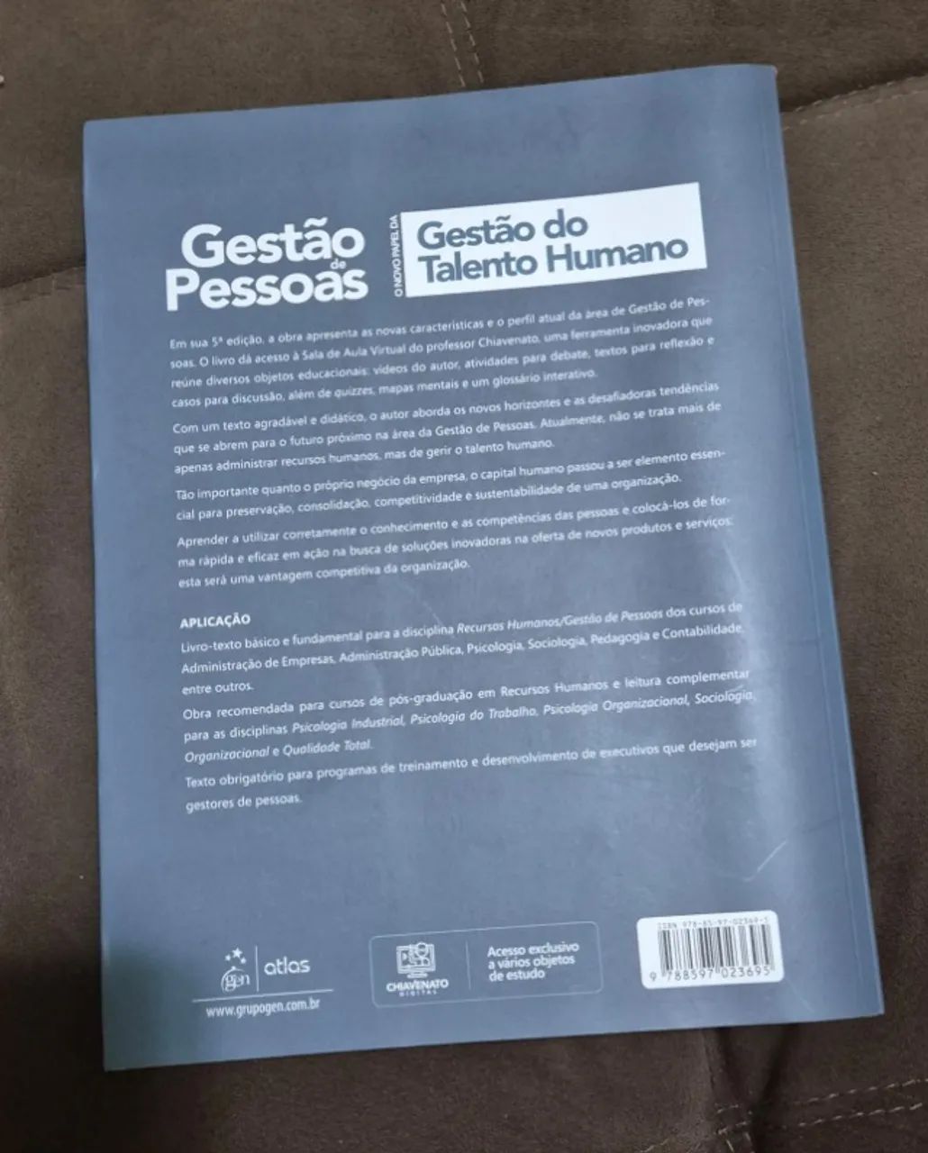 Livro Gestão do Talento Humano Chiavenato - Foto 2