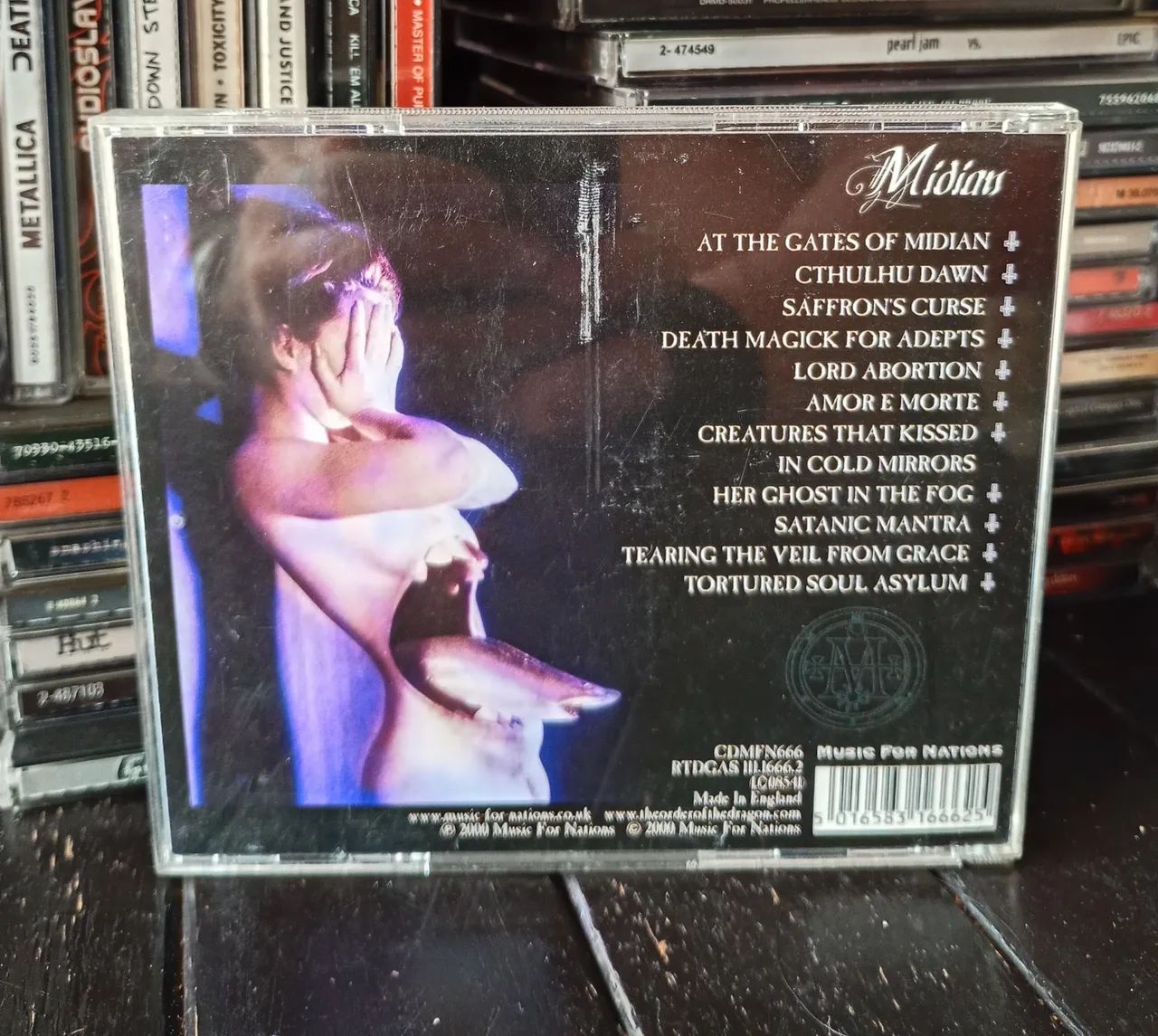 Cd Cradle Of Filth Midian 2000 - Foto 5