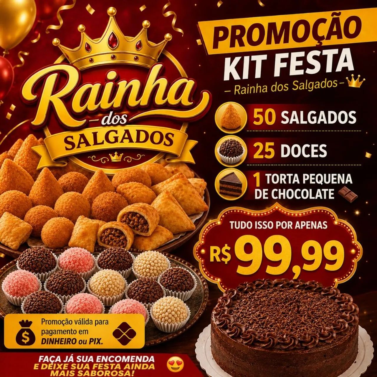 Promoções de kit festa 