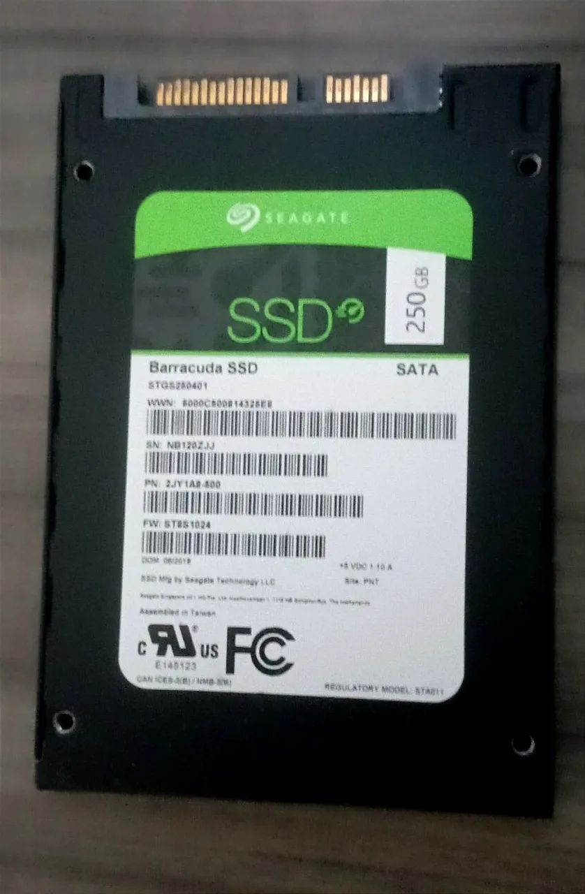 SSD Seagate Barracuda 250GB - Foto 2
