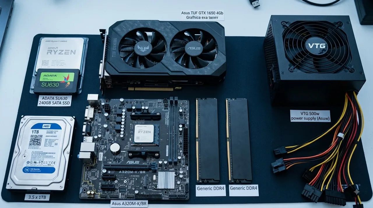 Pc Gamer Ryzen 5+ GTX 1650 - Foto 2