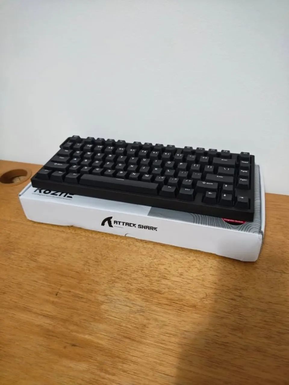 Teclado Magnético Attack Shark R82HE Preto Hall Effect - 8K Hz - Rapid Trigger - Foto 3