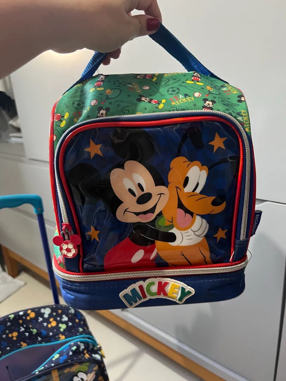 Mochila e lancheira infantil  - Foto 4