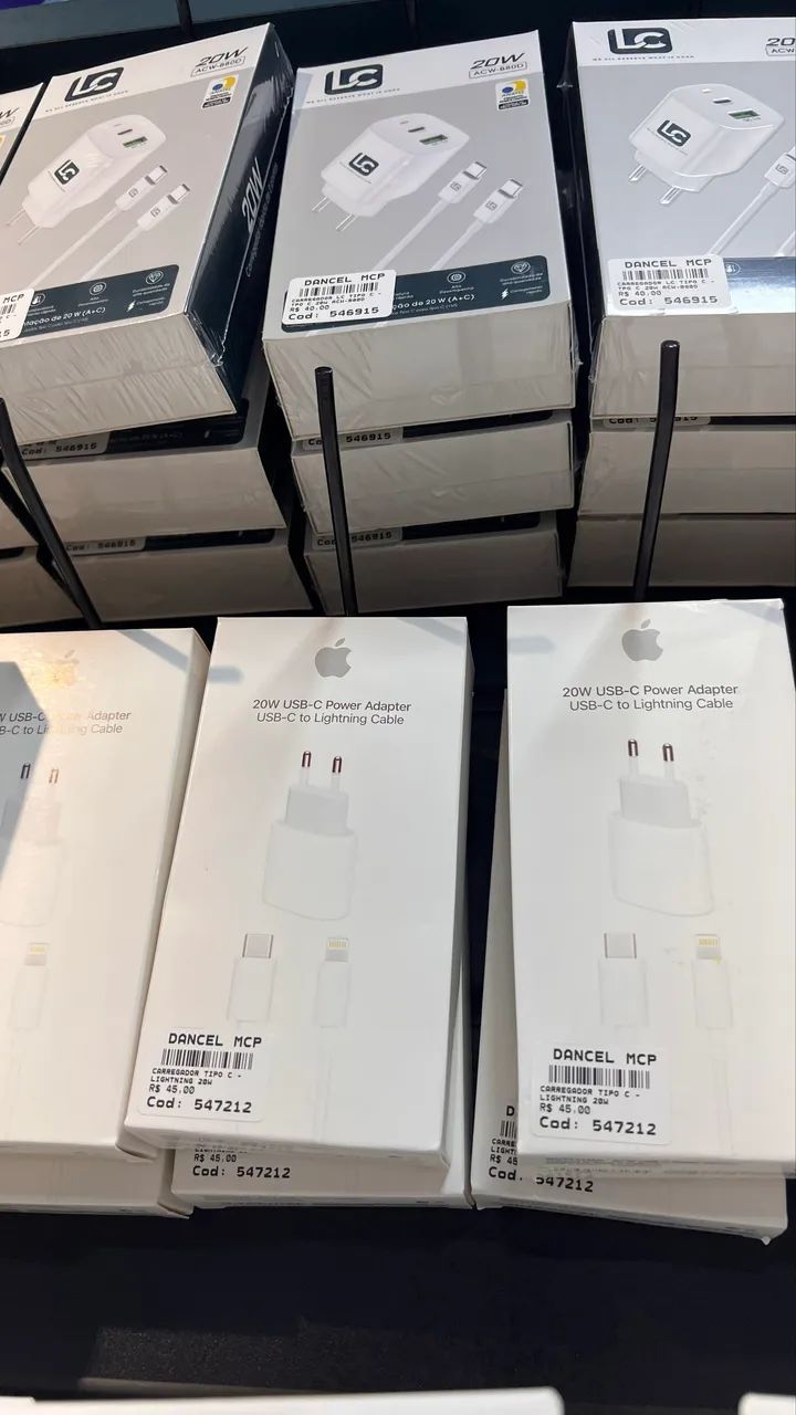Carregador de iPhone (carga rápida)